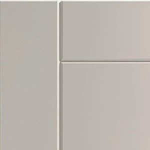 WeatherStrong Sanibel sample door in Shoreline Gray